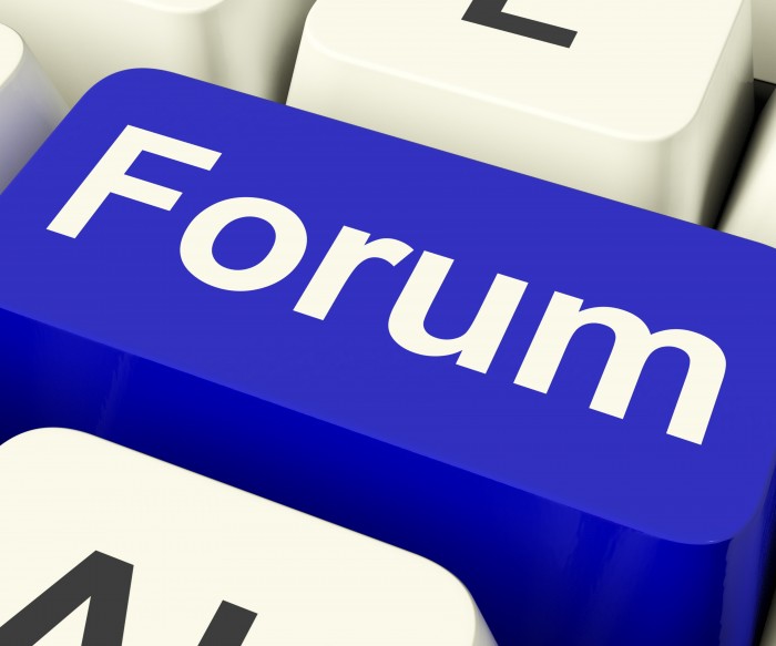 Forum Key For Social Media Community Or Information